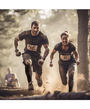 Unisex PRO Calf Compression Sleeves for Running - 7mm Red L/XL | Footless Compression Socks - International Shipping Available - Buy Online on GoSupps.com