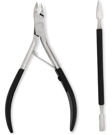Amazon Basics Cuticle Nipper and Pusher Set - Premium Nail Care Tools - Buy Online on GoSupps.com