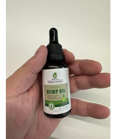 2 Pack Hemp Oil Organic Premium- 100% Natural Hemp Drops Tincture - Hemp Oils with Vegan Non-GMO Grown