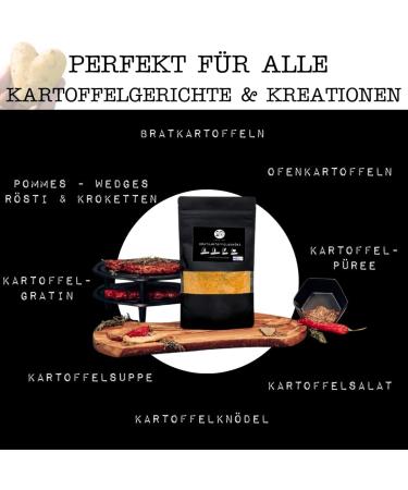 Fred Fred Fred & Fred Spice mixtures fried potato spices 120 g exclusive potato spices for potato dishes and all other variations 120 g bag - Buy Online on GoSupps.com