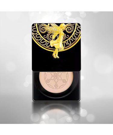 Milageto Mushroom Head Air Cushion BB Cream Concealer Smoothly Moisturizing Long Wear Lightweight Even Skin Makeup Foundation Brightening Pigment 20G Natural White - Buy Online on GoSupps.com