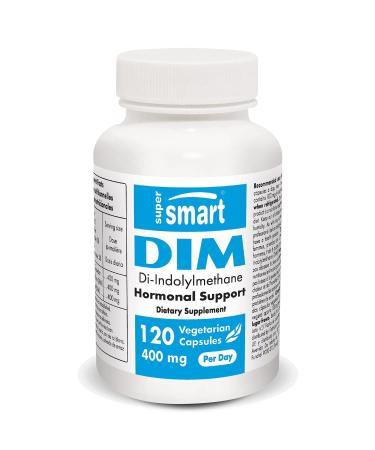 yhn DIM Supplement 400 mg per Day (Di-IndolylMethane) - Estrogen Balance & Menopause Supplement - Hormonal Support | Non-GMO & Gluten Free - 120 Vegetarian Capsules