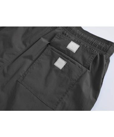 Donhobo Men's Quick-Drying Swim Shorts - Dark Gray Beach & Sport Trunks for Ultimate Comfort - Buy Online on GoSupps.com