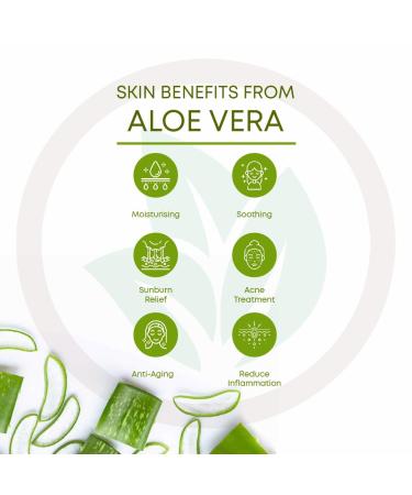Pure Aloe Vera Gel with Vitamin E & Tea Tree 200g for Skin & Hair Care | International Shipping - Buy Online on GoSupps.com