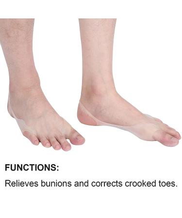 Silicone Toe Separator 1 Pair - Big Toe Spacers for Correcting Crooked Toes, Bunions, and Alignment - Gel Toe Spreader for Bunion Relief - Buy Online on GoSupps.com