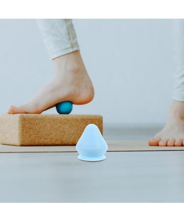 Beavorty Mountable Massage Ball - Trigger Point Suction Cup Massager for Deep Tissue Relief | Ideal for Back Neck & Foot Pain | Blue - Buy Online on GoSupps.com