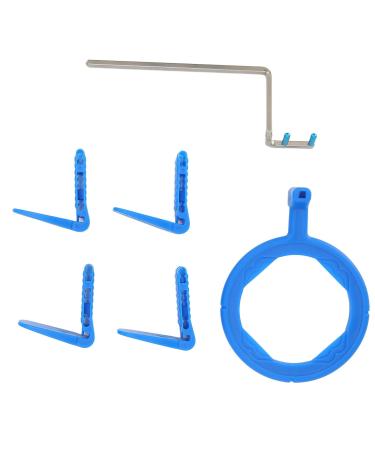 Oral X-ray film positioning system high-quality X-ray positioning complete set heat-resistant intraoral film position holder made of stainless steel for front teeth blue