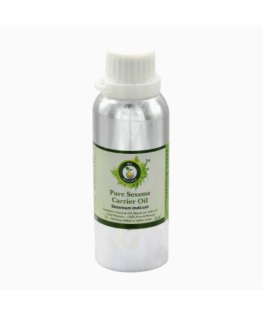 R V Essential Pur S same Carrier Huile de 630ml (21oz) - Sesamum indicum (100% Pur et naturelle press e froid) Sesame Carrier Oil 630 ml (Pack of 1)