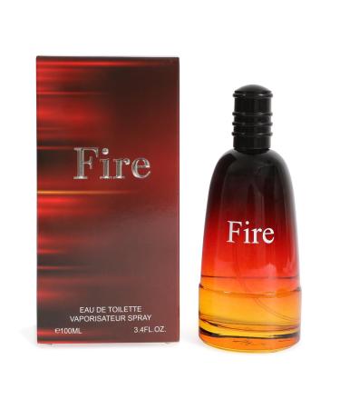 EBC PERFUME Fire Spray Cologne - Eau De Toilette for Men - 3.4 fl.oz