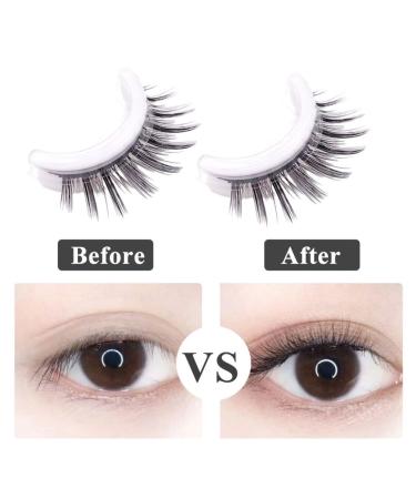 Self Adhesive Waterproof Thick False Eyelashes - Reusable Long Fluffy Lashes | 1 Pair - Buy Online on GoSupps.com