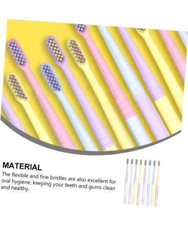 Mobestech Toothbrush Set - 8pcs Ice Cream Design Replacement Brushes for Kids | Durable Plastic Cleaning Tools - Buy Online on GoSupps.com