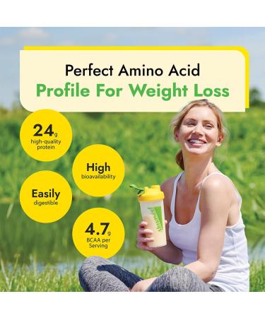 Almased | High Protein Shakes | Meal Replacement Shake | Meal Replacement Powder for Weight Loss with Shaker Bottle (Vanilla Flavor 5 Cans of 17.6 oz + Scoop) - Buy Online on GoSupps.com