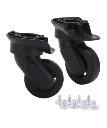 SUNGOOYUE Luggage Suitcase Wheels 1 Pair A84 PP PET Swivel Casters Replacement Wheels for Replacing Suitcase Repair Parts