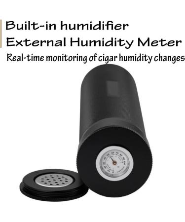 Cigar Boxs Humidors Cylindrical Cigar Box Sealed Aluminum Alloy Cigars Case Cigar Humidor Cigar Humidor Box - Buy Online on GoSupps.com