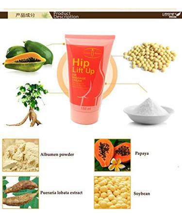 Natural Herbal Extract Aichun Hip Up Cream | Bigger Buttock Firming Massage Cream for Hip Lift | AICHUN - Buy Online on GoSupps.com