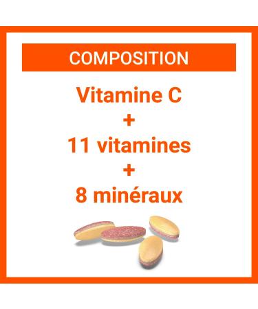 VITASCORBOL - Multivitamin Food Supplement - Multi Adult - Extended Release - Fatigue and Immune System - 30 Day Program - 30 Tablets to Swallow - Buy Online on GoSupps.com