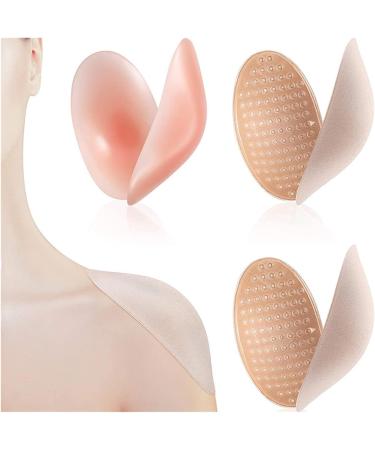 Shop Reusable Anti-Slip Shoulder Pads for Women - Soft Self-Adhesive White Pads - International Shipping Available - Buy Online on GoSupps.com