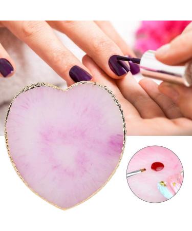 Nail Art Plate Palettes - Heart Shaped Display Board (Purple) | International Shipping Available - Buy Online on GoSupps.com