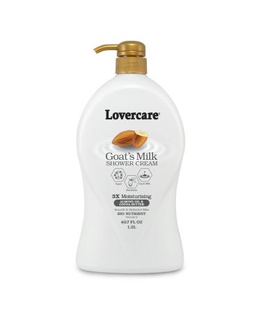 Lover's Care Goat's Milk Shower Cream 3x Moisturising plus Bio Nutrient (Almond Oil and Cocoa Butter) by Lover's Care