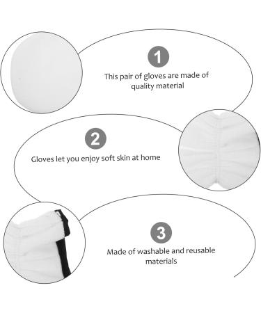 Moufles Hydratants pour Mains au Gel de Spa Taille Unique pais et Conservant la Chaleur Soin Exfoliant Masque Mains Hydratant pour Soins Quotidiens sans Logo - Buy Online on GoSupps.com