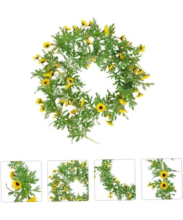 Zerodeko 1 Pc Sunflower Vine Artificial Sunflower Simulation Sunflower Exquisite Simulation Flower Vine Tree Hanging Decor Beautiful Faux Sunflower Plant Vine Garland Banquet Silk Cloth - Buy Online on GoSupps.com