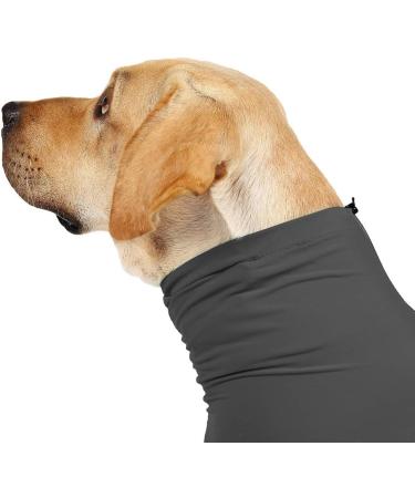 Dog Anxiety Coat Recovery Suit for Small Medium Large Dogs after Surgery 4-Legs Long Sleeves Dog Calming Shirt Body Jumpsuit for Home Car Travel (M) M Grey - Buy Online on GoSupps.com