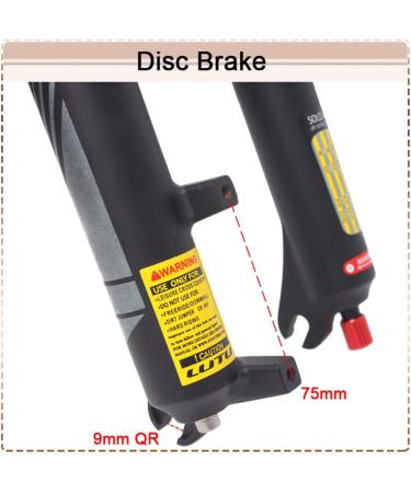 Meta Title: BUCKLOS LUTU 26/27.5/29 Air MTB Suspension Fork 120mm Travel Rebound Adjust | Ultralight Gas Shock XC Bicycle Fork in Black Gold - Buy Online on GoSupps.com