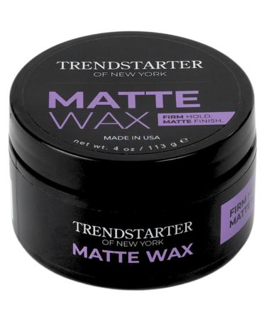 TRENDSTARTER - MATTE WAX - Firm Hold - Matte Finish - Premium Hair Styling Product - Fresh Scent (3oz) - Buy Online on GoSupps.com