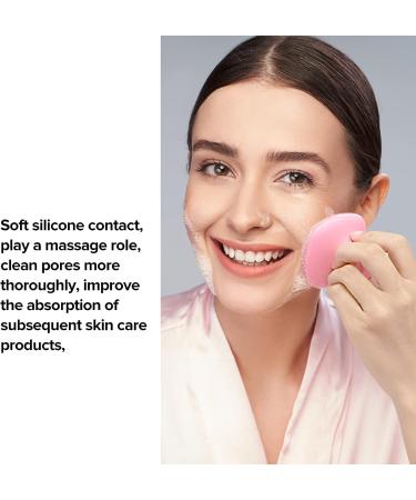 Silicone Facial Cleansing Brush for Women - Gentle Face Scrubber for Exfoliation and Massage - Buy Online on GoSupps.com