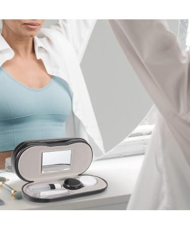Healvian Double Usage Glasses Case - Contact Lens Holder & Travel Box - PU Invisible Hard Shell - International Shipping Available - Buy Online on GoSupps.com