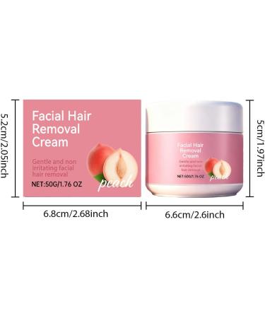 Yoelau Gentle hair removal cream for women fastacting 5minute hair removal cream moisturizing and nonirritating formula for upper lip chin face and body 50 g 3 - Buy Online on GoSupps.com