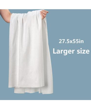 Peachicha Disposable Bath Towels - 10 Pack of Large Body Towels for Travel, Hotel, Camping - Soft & Absorbent - Buy Online on GoSupps.com
