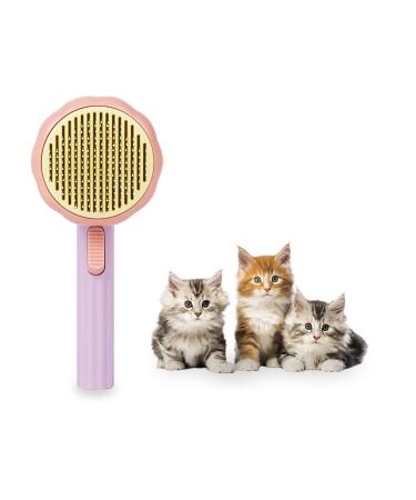 Kaikoe Dog Brush & Cat Brush with Ultra-Comfortable Massage Particles, Pet Grooming Brush Tool Gently Removes Loose Undercoat & Mat Tangled Hair, Dog Brush for Shedding & Improve Blood Circulation