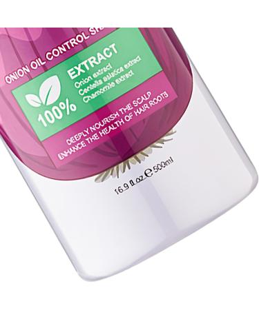 Shampooing de croissance l'oignon traitement nourrissant de contr le de l'huile th rapie de nettoyage en profondeur du cuir chevelu lavage rafra chissant longue dur e pour utilisation quotidienn - Buy Online on GoSupps.com