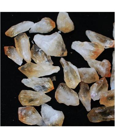 Crystal 10pcs Citrine Point Yellow Quartz Crystal Rough Points Beautiful Crystal Gemstone Supplies for Jewelry Making - Buy Online on GoSupps.com