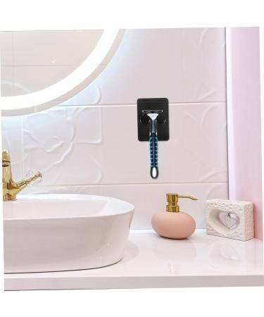 Buy Homsfou 4-Piece Razor Stand & Shower Hooks - Durable ABS Accessories for Men | Perfect Razor & Brush Holder | International Shipping Available - Buy Online on GoSupps.com
