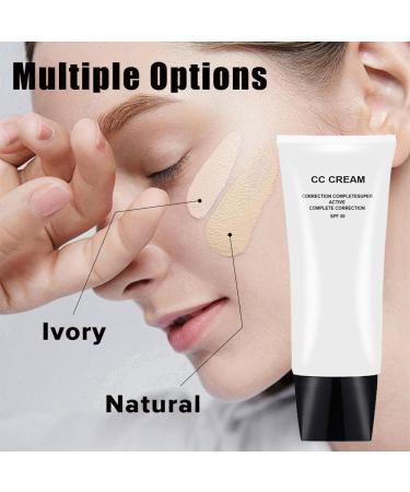 GHFCZOO CC Cream Skin Tone Adjusting for Mature Skin Complete Correction Super Active Light Moisturizer SPF 50 1.0 fl oz (Natural 30ml) - Buy Online on GoSupps.com