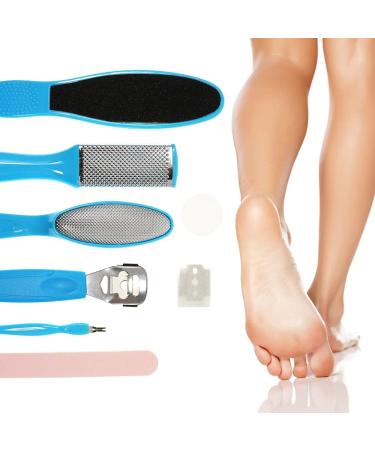 Pedicure Set GLAMZA 10pc Home Pedicure Kit - Foot Care Kit Includes Multiple Pedicure Tools - Foot Scraper Foot File Callus Remover Foot Scalpel Foot Grater & Hard Skin Remover Foot Blade - Buy Online on GoSupps.com