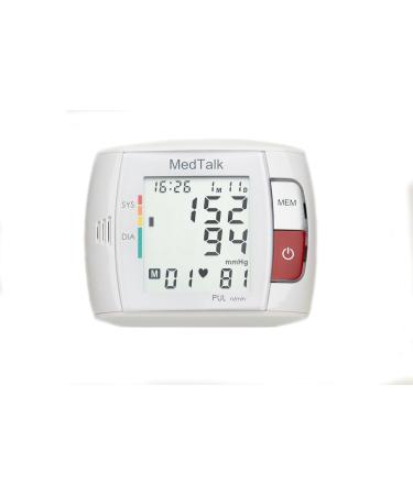 Medittalk I 1330S Wrist Blood Pressure Meter - Full Automatic Measurement & Arrhythmia Alerts | International Shipping Available - Buy Online on GoSupps.com