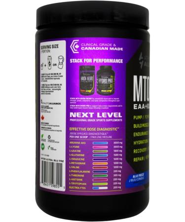 Athletic Alliance MTOR Ultra EAA Powder Complete Amino Acid Supplement for Intra Workout and Recovery Keto Friendly Essential Aminos to Build Muscle (Blue Freeze) - Buy Online on GoSupps.com