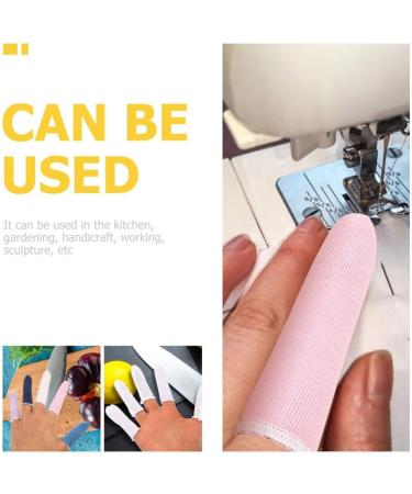 Buy Cotton Finger Cots (Pack of 100) - Comfortable Breathable Thumb Protectors for Fingers & Toes | Sweat Absorbent & Protective | International Shipping Available - Buy Online on GoSupps.com