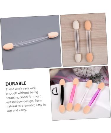 Ipetboom 50pcs Two-color Eyeshadow Brush Eyeshadow Stick Eyeshadow Sponge Latex Sponge Eyeshadow Cosmetics - Buy Online on GoSupps.com