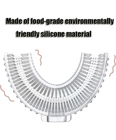 U-shaped Silicone Toothbrush for Babies | Eco-Friendly Green Manual Baby Toothbrush for Mouth Cleaning - Buy Online on GoSupps.com