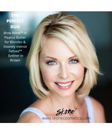 Skone Cosmetics Brow Wand Eyebrow Pencil - Retractable, Long-Lasting, Waterproof Makeup Pen for Platinum Blondes/Gray Hair - Buy Online on GoSupps.com
