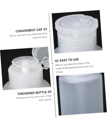  minkissy minkissy 120ml Squeeze Pump Bottles for Manicure Compact Lid Storage Boxes for Nail Polish Remover Travel Storage - Buy Online on GoSupps.com