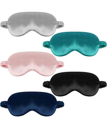 Silk Sleep Mask for Travel - Elastic Eye Mask for Women & Men - Breathable Pink Eye Mask - Buy Online on GoSupps.com