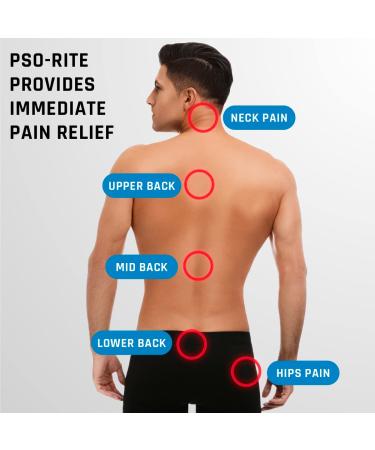 Pso-Rite Psoas Muscle Release Tool - Deep Tissue Massager for Back, Hip Flexor & Muscle Tension - Ocean Blue - Buy Online on GoSupps.com