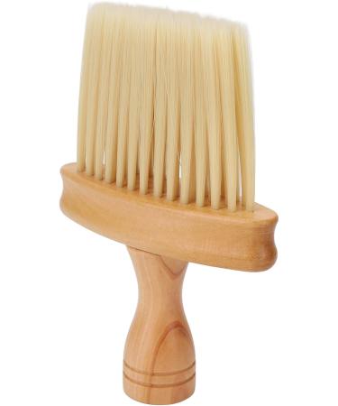 Hair Cutting Duster Barber Brush Neck Duster Nylon Bristles Simple Style Neck Duster with Wooden Handle Barber Brush for Hair Cutting - Buy Online on GoSupps.com