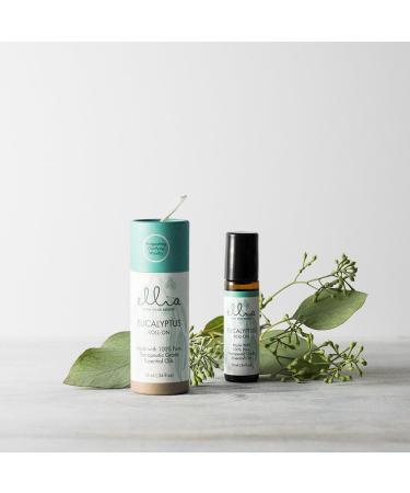 Ellia Eucalyptus Essential Oil Roll-On | 10ml 100% Pure Therapeutic Grade Eucalyptus 0.34 Fl Oz (Pack of 1) - Buy Online on GoSupps.com