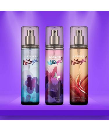 Layyer'r Wotta.girl Mystic Island Amber Kiss Vanilla Twist Body Spray Combo Of 3 For Women - Buy Online on GoSupps.com